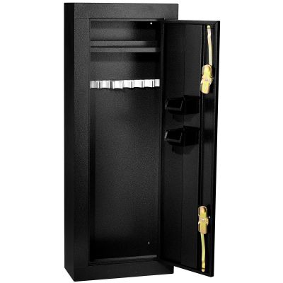 HOMHS30103660 image(0) - Homak Manufacturing 8 Gun Steel Security Cabinet, Black