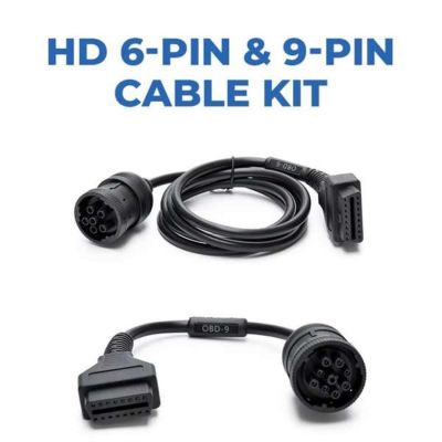 TOPHDCABKIT image(0) - Topdon Heavy Duty Cable Kit 6 Pin & 9 Pin