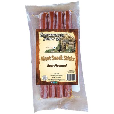 THS601968-358051 image(0) - Smokehouse 3.5oz Beer Flavored Meat Snack Sticks