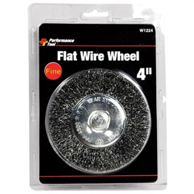WLMW1224 image(0) - Wilmar Corp. / Performance Tool 4" Wire Wheel - Fine