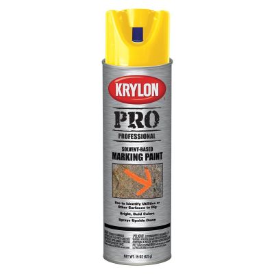 DUP7301 image(0) - Krylon Mark Paint APWA Safe Yellow 15 oz.