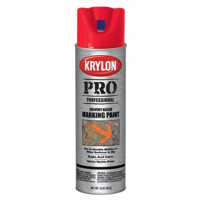 DUP7309 image(0) - Krylon Mark Paint Fluorescent Safety Red 15 oz.