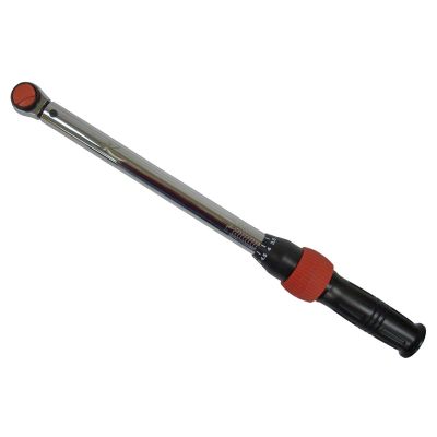 KTI72143 image(0) - K Tool International Torque Wrench Click-style 3/8 in. Dr 10-100 ft./lbs.