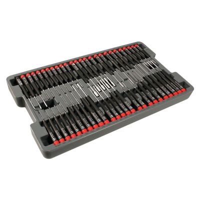 WIH92191 image(0) - Precision Screwdrivers Set Includes: Slotted, Phillips, Torx, Hex Inch and Metric Drivers and Nut Drivers in Molded Tray. 51 Piece Set. Dimension of tray - 20" x 11.5" x 2"