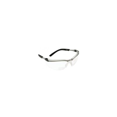 MMM11375 image(0) - 3M BX Reader Protective Eyewear Silver+2.0 Diopter