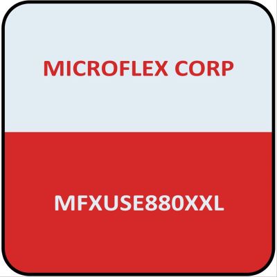 MFXUSE880XXL image(0) - Microflex ULTRASENSE EC NITRILE GLOVES XXL 100PK