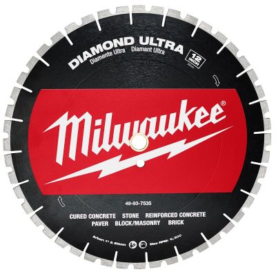 MLW49-93-7535 image(0) - Milwaukee Tool 12" Diamond Ultra Segmented Blade