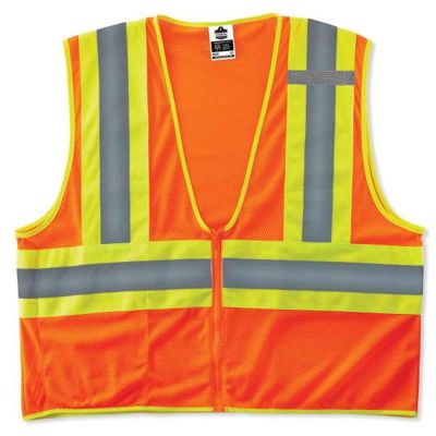 ERG21307 image(0) - Ergodyne 8229Z 2XL/3XL Orange Type R Class 2 Two-Tone Vest