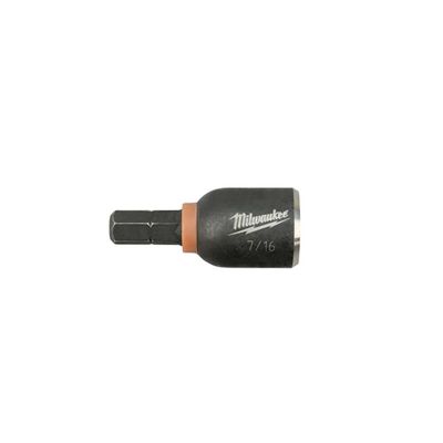 MLW49-66-4716 image(0) - Milwaukee Tool SHOCKWAVE Impact Duty 7/16” Insert Magnetic Nut Driver BULK 10