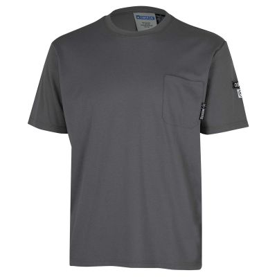 OBRZFI104-3XL image(0) - OBERON T-Shirt -100% FR/Arc-Rated 7 oz Cotton Interlock - Short Sleeves - Grey - Size: 3XL