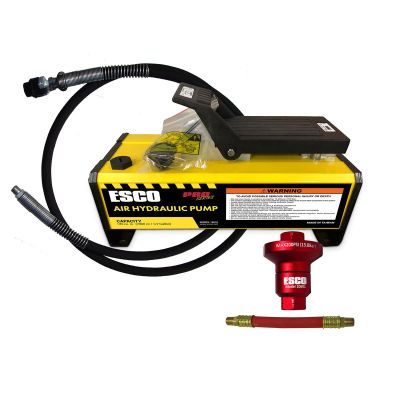 ESC10518C image(0) - 1/2 Gallon Air/Hydraulic Pump - With Hydraulic Hose, Coupler, And Air Reducer