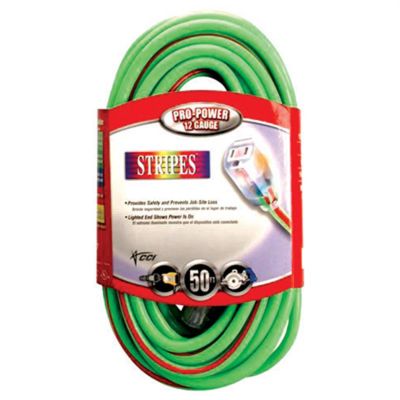ECI02548-00-54 image(0) - Coleman Cable 50 Ft Extension Cord Green/Red