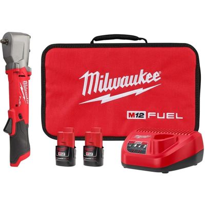 MLW2564-22 image(0) - Milwaukee Tool M12 FUEL 3/8" Right Angle Imp Wrench Kit