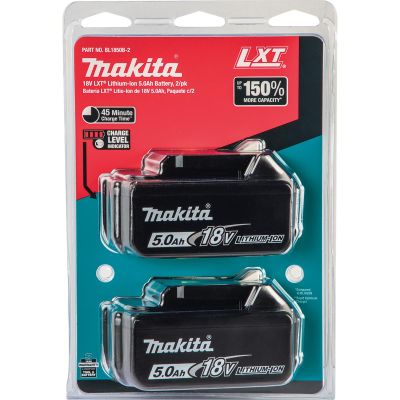 MAKBL1850B-2 image(0) - Makita 18V LXT Lithium-Ion 5.0Ah Battery 2-pk