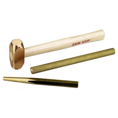 OTC4606 image(0) - OTC Brass Hammer and Punch Set