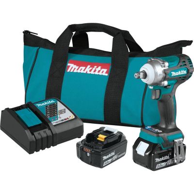 MAKXWT14T image(0) - 18V LXT® Lithium-Ion Brushless Cordless 4-Speed 1/2" Sq. Drive Impact Wrench Kit w/ Friction Ring Anvil (5.0Ah)