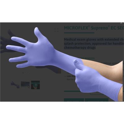 MFXSEC3753XL image(0) - Microflex Supreno Extended Cuff Powder Free Nitrile Glove