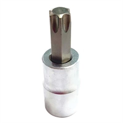 VIMPFS6T40 image(0) - VIM TOOLS VIM Tools T40 Torx Bit, Satin Chrome 3/8 Square Drive Bit Holder