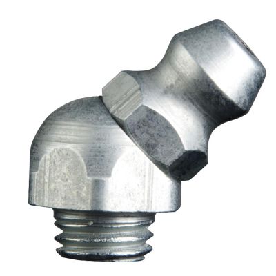 ALM1770-B1 image(0) - Alemite Straight Thread Fitting, 45 Degrees, 1/4" UNF-2A