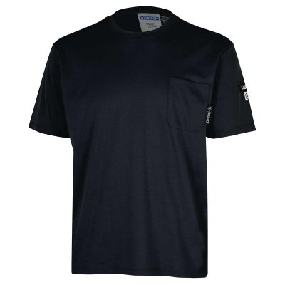 OBRZFI109-3XL image(0) - OBERON T-Shirt - 100% FR/Arc-Rated 7 oz Cotton Interlock - Short Sleeves - Navy - Size: 3XL