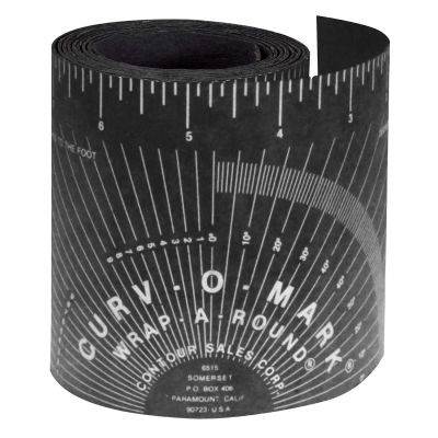 SRW14754 image(0) - Curvo-O-Mark by Jackson Safety Curv-O-Mark by Jackson Safety - X-Large Wrap-A-Round Pipe Ruler - Black