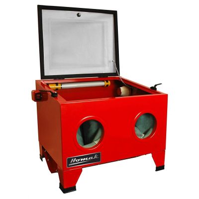 HOMRD00920250 image(0) - 23" Table Top Abrasive Blast Cabinet, Red