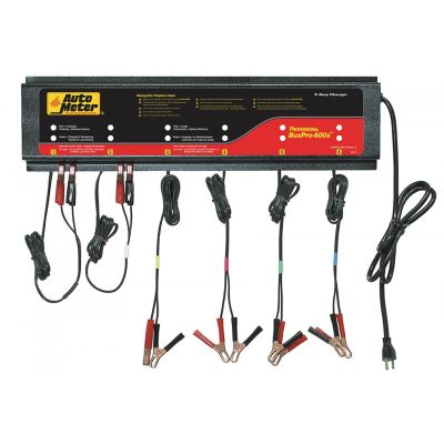 AUTBUSPRO-600S image(0) - AutoMeter - 6 Station Auto Battery Charger 5 Amps