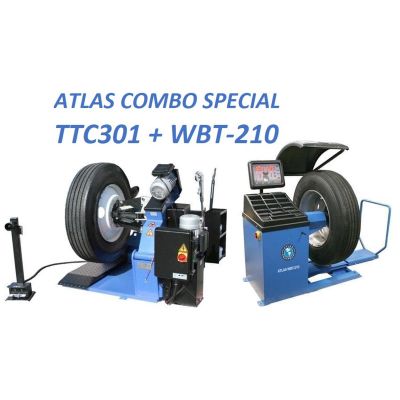 ATETTCWB-COMBO1 image(0) - Atlas Equipment TC301 Tire Changer+WBT210 Wheel Balancer Combo (WILL CALL)