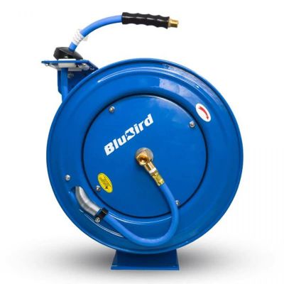 BLBBBRHD1225 image(0) - BluBird BluBird Rubber Air Hose Reel Assembly SA 1/2" x 25'