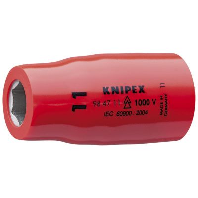 KNP984710 image(0) - KNIPEX HEX SOCKET, 1/2IN-1,000V INSLTD 10 MM