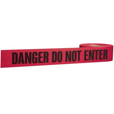 MLW11-081 image(0) - 1000' Premium Red Barricade Tape-Danger Do Not Enter
