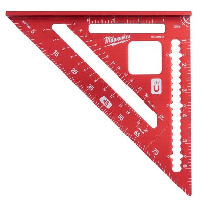 MLWMLSQM070 image(0) - Milwaukee Tool 7" Magnetic Rafter Square