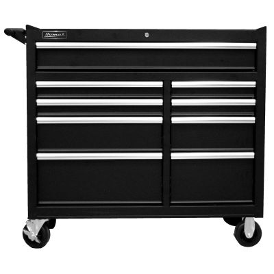 HOMBK04041092 image(0) - Homak Manufacturing 41 Inch Pro Ii 9-Drawer Roller Cabinet Black