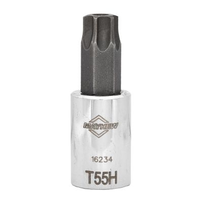 MAY16234 image(0) - Mayhew Mayhew T55H Tamper Torx® Short Insert Socket Bit, 3/8-Inch Drive