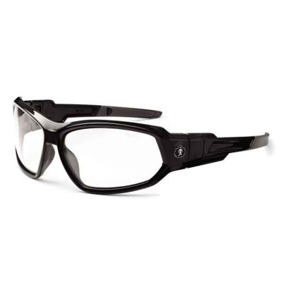 ERG56000 image(0) - LOKI Clear Lens Black Safety Glasses Sunglasses