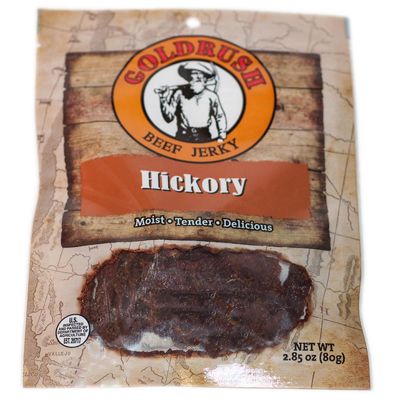 GRJ72136 image(0) - Gold Rush Jerky Hickory 2.85 oz. Beef Jerky 12-ct Case