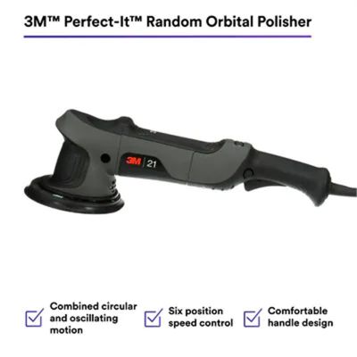 MMM34101 image(0) - 3M™ Perfect-It™ Random Orbital Polisher 34101, 21 mm, 120V, 60 Hz, Plug A