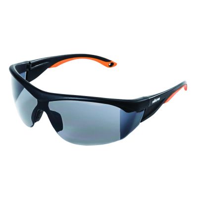 SRWS71401 image(0) - Sellstrom - Safety Glasses - XM320 Series - Smoke Lens - Black/Orange Frame - Hard Coated