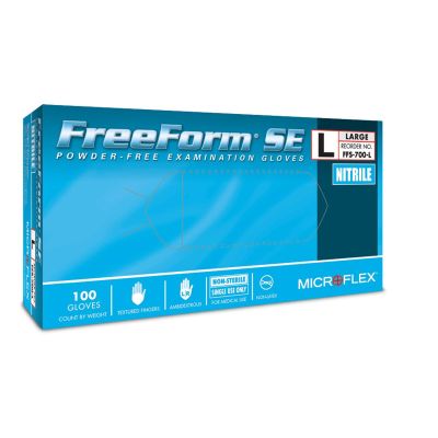 MFXFFS700S image(0) - Microflex FREEFORM SE NITRILE GLOVES S 100PK