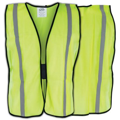 SAS6823 image(0) - SAS Safety Basic Yellow Safety Vest w/ Reflective Tape