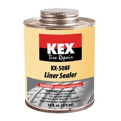 KEXKX-508F-1 image(0) - KEX Tire Repair Liner Sealer, Flammable, 16 oz. Brush Top Can