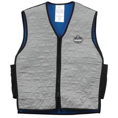 ERG12546 image(0) - Ergodyne 6665 2XL Gray Evap Cooling Vest