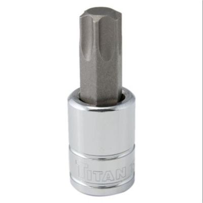 TIT68955 image(0) - TITAN 3/8" DR T55 TORX BIT SOCKET