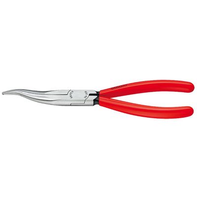 KNP3831-8 image(0) - KNIPEX Plier Long Nose S-Shp Curved 8 Pvc