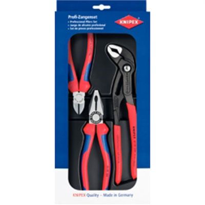 KNP002009V01 image(0) - KNIPEX Diagonal Combo Plier Set 3pc