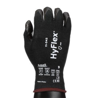 ASL11542100 image(0) - Ansell GLOVE HYFLEX 11-542 HIGH CUT SZ 10 12/PK