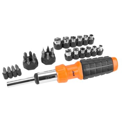 WLMW9082 image(0) - Wilmar Corp. / Performance Tool 34pc Socket and Bit Driver Set