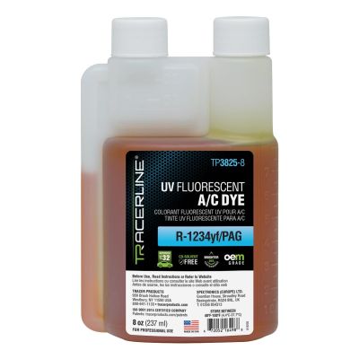 TRATP3825-8 image(0) - 8 oz (237 ml) bottle OEM-Grade R-1234yf/PAG dye