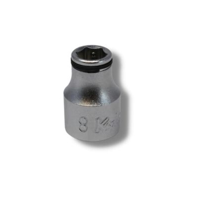 KKN3450M-8 image(0) - Ko-ken USA 3/8 Sq. Dr. Socket  8mm Nut Grip Length 26mm