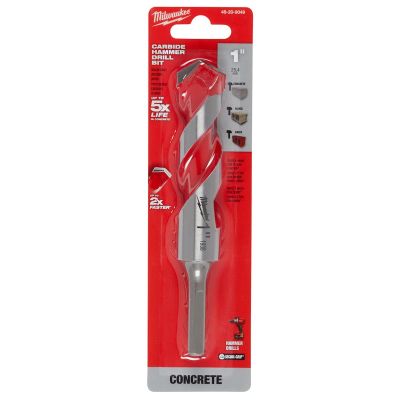 MLW48-20-9049 image(0) - Milwaukee Tool 1" x 4" x 6" Carbide Hammer Drill Bit with POWER TIP